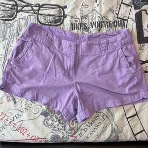 Lilac Women's Linen Shorts